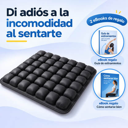 Cojín de aire para sentarte sin dolor